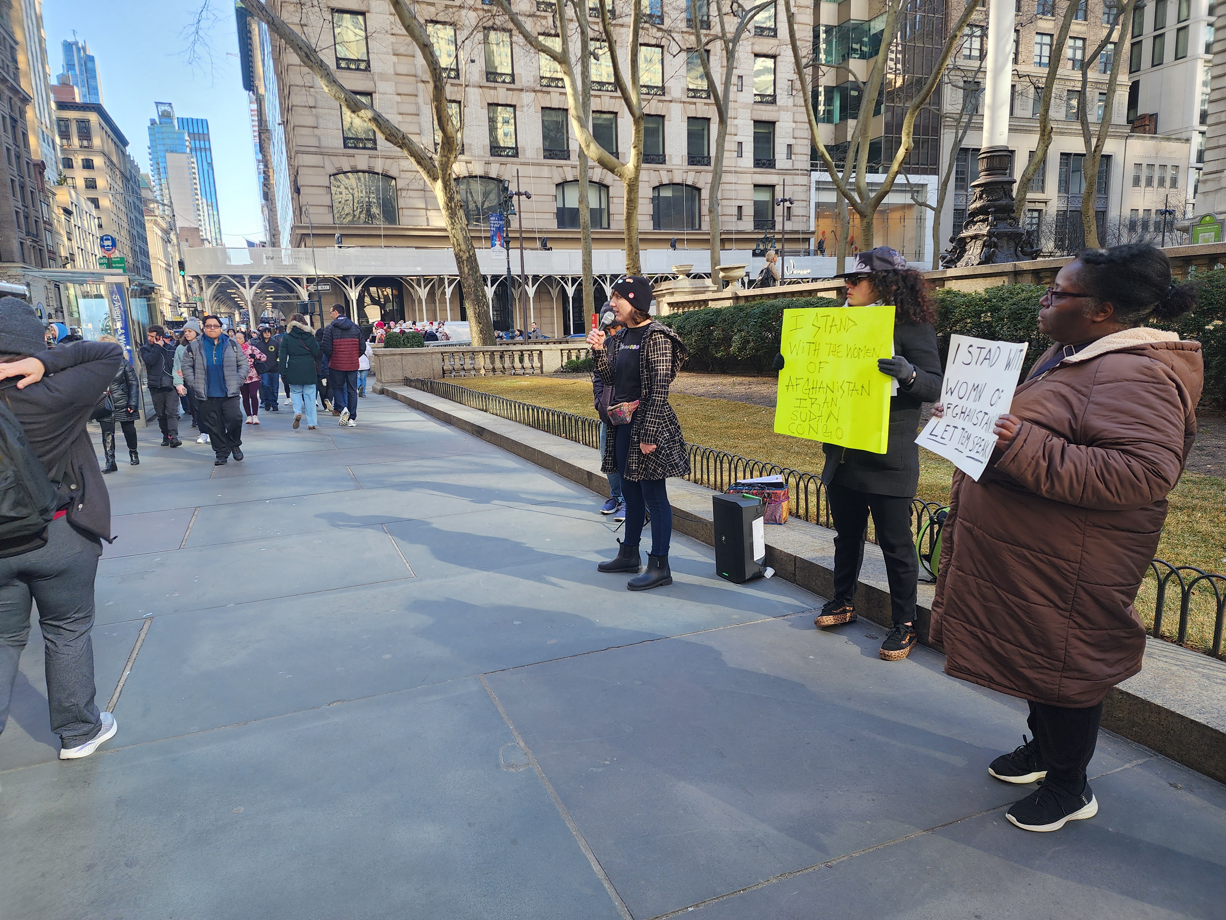 ROAR Women NYC and WDI USA Take to the Streets for Afghan Women