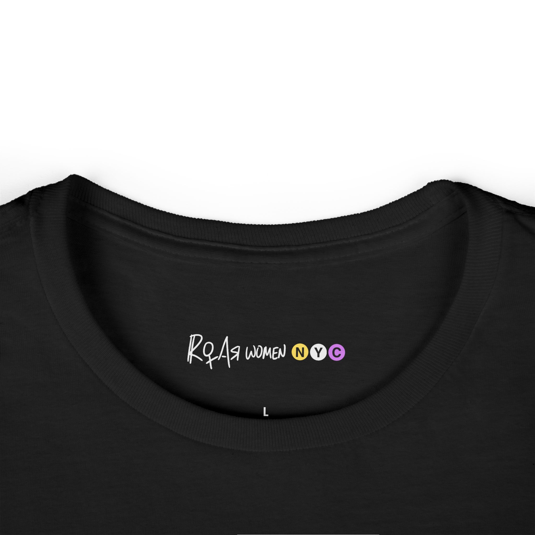 ROAR Logo Fitted Shirt (Black) - Image 3