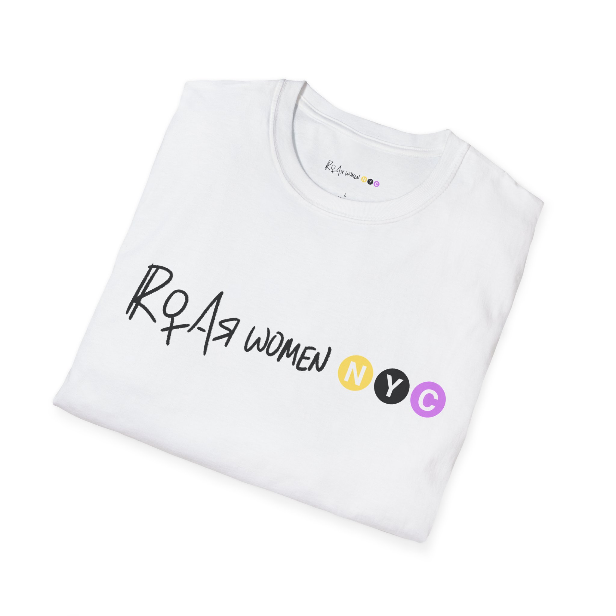 ROAR Logo Unisex Shirt (White) - Image 4